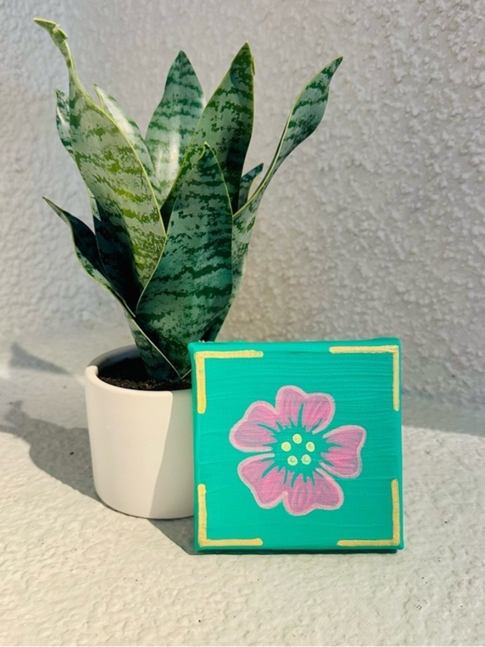 Hand Crafted Floral Painting